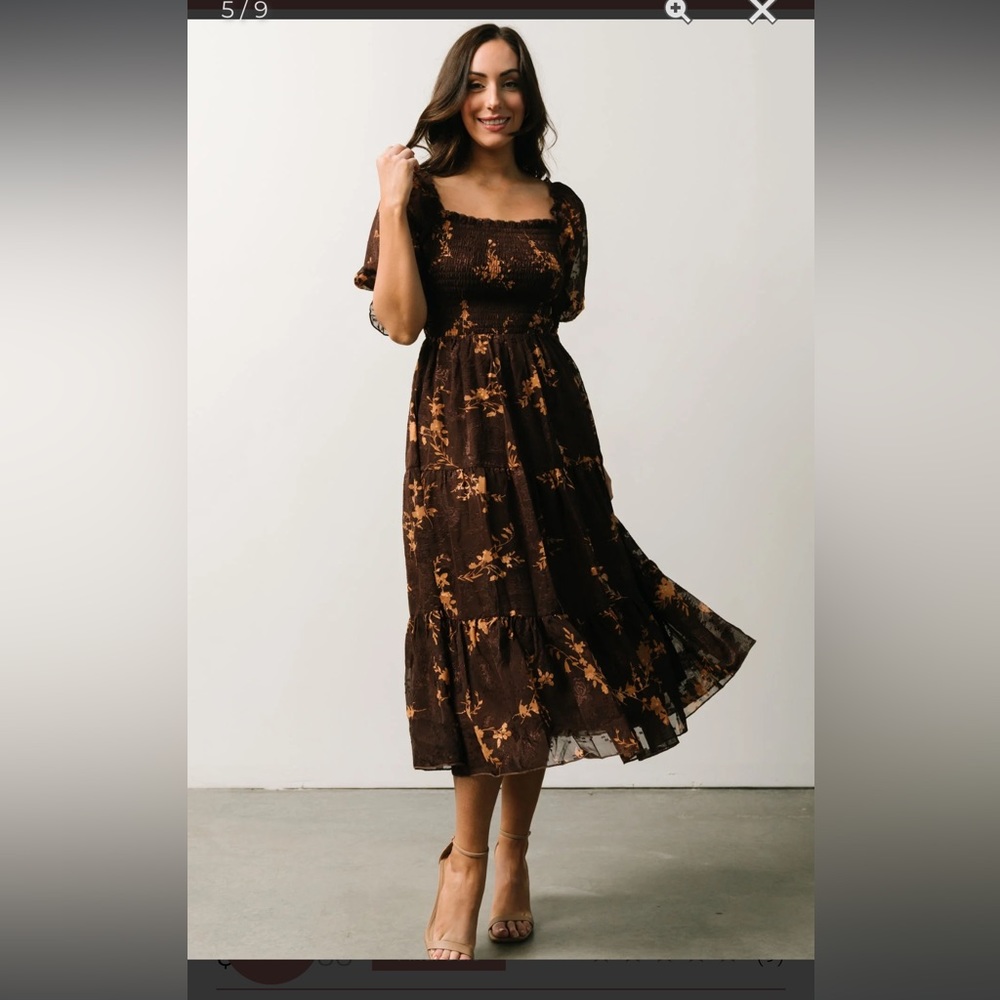 Baltic Born Fabian Jaquard Midi Dress